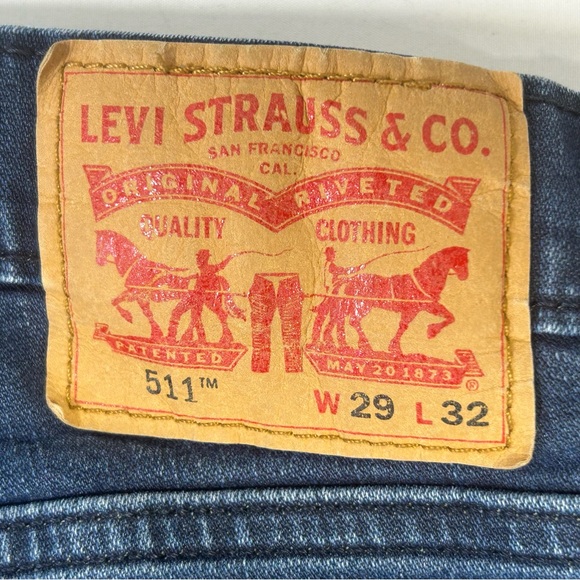 Levi's 511 Slim Fit Jeans Size 29 X 32 Men's - Picture 8 of 10